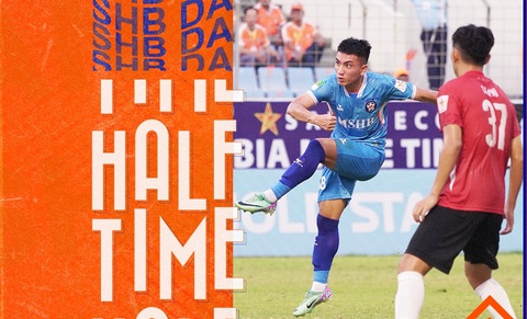 Tuyển thủ U23 Việt Nam lập hat-trick cho CLB Đà Nẵng- Ảnh 1. Tuyển thủ U23 Việt Nam Nguyễn Minh Quang tỏa sáng - Ảnh: SHBĐN