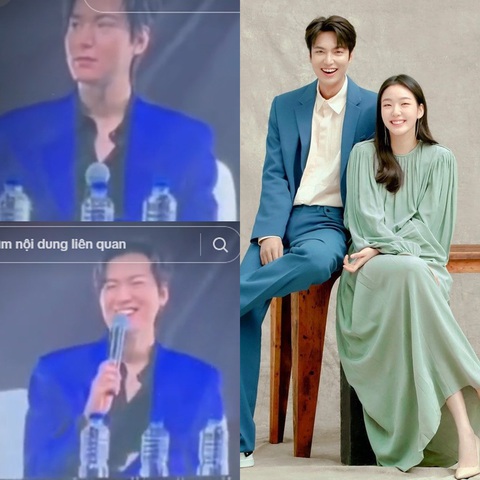 Lee Min Ho cười híp mắt khi khán giả nhắc đến Kim Go Eun Lee Min Ho cười híp mắt khi khán giả nhắc đến Kim Go Eun