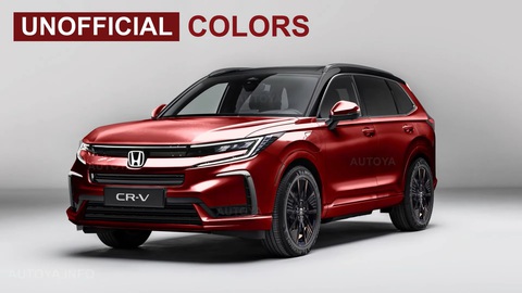 Honda CR-V 2025 qua tay fan: Thêm màn hình dọc khổ lớn trong nội thất- Ảnh 1. Dự đoán thiết kế Honda CR-V facelift sẽ chào sân trong khoảng hơn một năm tới - Ảnh: AutoYa