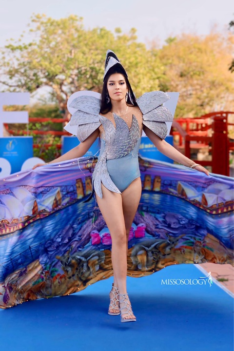 Thiết kế của Úc vào top 3 chung cuộc - Ảnh: Missosology Thiết kế của Úc vào top 3 chung cuộc - Ảnh: Missosology