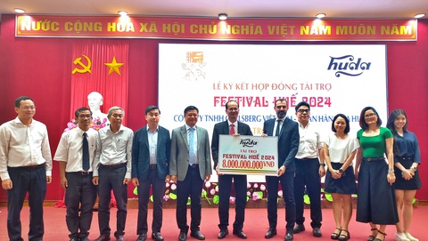 Carlsberg Việt Nam trở thành nhà tài trợ bạch kim cho Festival Huế 2024- Ảnh 1. Công ty TNHH Bia Carlsberg Việt Nam trở thành nhà tài trợ bạch kim cho Festival Huế 2024