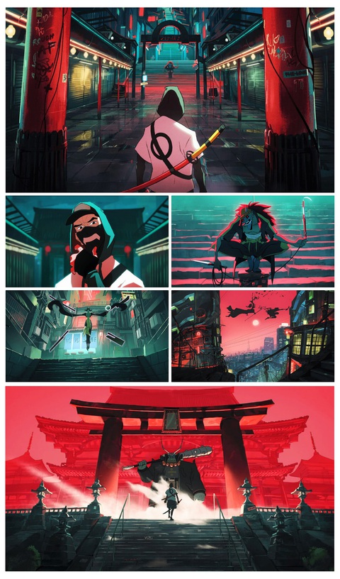 Hoạt hình anime nhưng lại không đến từ Nhật Bản- Ảnh 1. Từng frame hình trong phim đều có sự đầu tư tỉ mỉ. Nguồn: www.thelineanimation.com