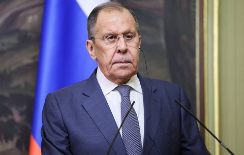 Nga tuyên bố sẵn sàng chiến luôn với lính NATO ở Ukraine- Ảnh 1. Ông Sergei Lavrov - Ảnh: TASS
