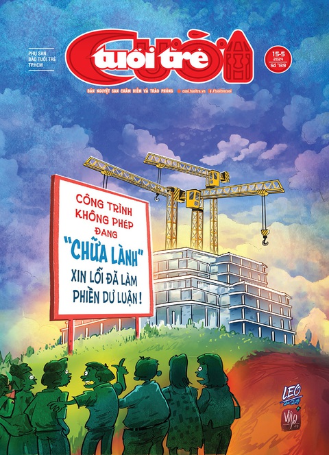 Tuổi Trẻ Cười 15-5-2024: Chữa lành công trình không phép- Ảnh 1. Bìa 1 Tuổi Trẻ Cười 15-5-2024