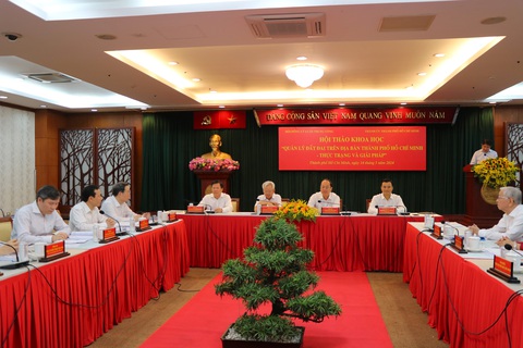 TP.HCM còn 1.030ha đất chưa sử dụng, cần các quy định thực chất thay vì hình thức- Ảnh 1. Toàn cảnh hội thảo - Ảnh: CẨM NƯƠNG