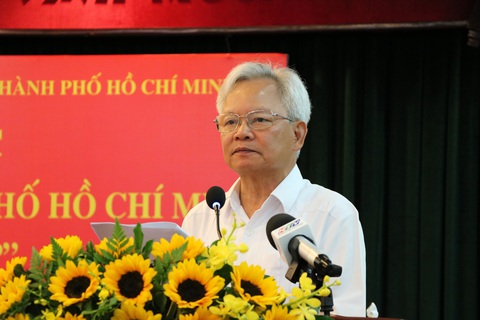 TP.HCM còn 1.030ha đất chưa sử dụng, cần các quy định thực chất thay vì hình thức- Ảnh 2. Ông Tạ Ngọc Tấn phát biểu tại hội thảo - Ảnh: CẨM NƯƠNG