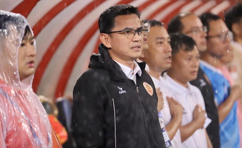 Báo Thái Lan: Kiatisak dẫn dắt U23 Thái Lan tại SEA Games- Ảnh 1. HLV Kiatisak Senamuang có thể sớm nhận việc mới sau khi chia tay Công An Hà Nội - Ảnh: CAHN FC