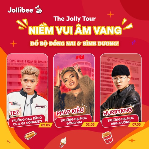 The Jolly Tour 2024 tiếp tục chinh phục sinh viên- Ảnh 1. The Jolly Tour 2024 tiếp tục chinh phục sinh viên- Ảnh 1.