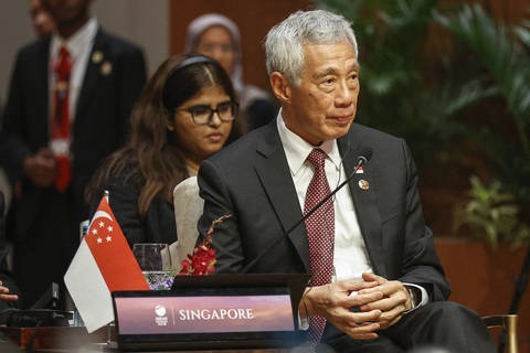Thủ tướng Lý Hiển Long bước vào hàng ngũ huyền thoại của Singapore- Ảnh 1. Thủ tướng Singapore Lý Hiển Long - Ảnh: AFP
