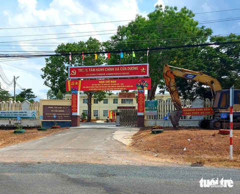 Vụ phân lô, bán nền Phú Quốc: Chủ tịch xã Cửa Dương tự thú- Ảnh 1. UBND xã Cửa Dương (TP Phú Quốc) - nơi ông Trần Văn Việt làm việc - Ảnh: CHÍ CÔNG