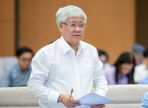 Cử tri đau xót khi một số cán bộ cấp cao vi phạm những điều đảng viên không được làm- Ảnh 1. Chủ tịch Ủy ban Trung ương Mặt trận Tổ quốc Việt Nam Đỗ Văn Chiến - Ảnh: GIA HÂN
