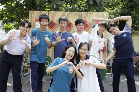 Cuối cùng có thành lập Trường THCS-THPT Trần Đại Nghĩa không?- Ảnh 1. Học sinh Trường THPT chuyên Trần Đại Nghĩa, TP.HCM - Ảnh: NHƯ HÙNG