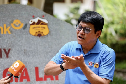 HLV Vũ Tiến Thành: 'Tôi cần những chiến binh chứ không phải các hoa hậu'- Ảnh 2. Với HLV Vũ Tiến Thành, triết lý là phải có được khát khao chiến thắng - Ảnh: HOÀNG TUẤN