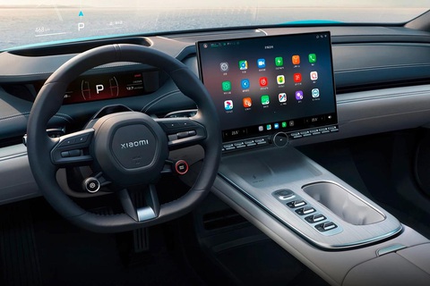 Nút bấm vật lý chưa chắc an toàn hơn màn hình cảm ứng trên ô tô- Ảnh 1. Xiaomi SU7 kết hợp cả cảm ứng và các nút vật lý - Ảnh: Xiaomi