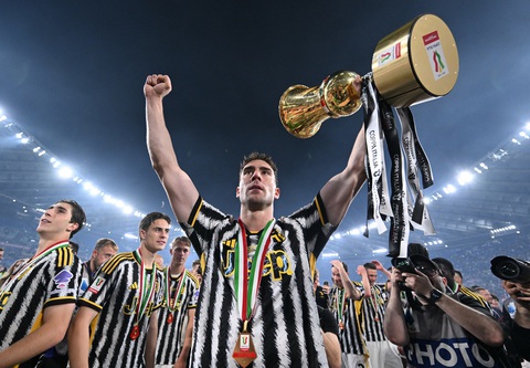 Tin tức thể thao sáng 16-5: Juventus vô địch Cúp quốc gia, Mbappe ngồi dự bị- Ảnh 1. Juventus vô địch Cúp quốc gia Ý - Ảnh: REUTERS