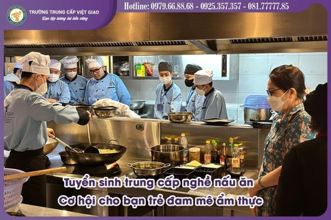 Trung cấp Việt Giao đã có chương trình đào tạo bếp trưởng- Ảnh 1. Trung cấp Việt Giao đã có chương trình đào tạo bếp trưởng- Ảnh 1.