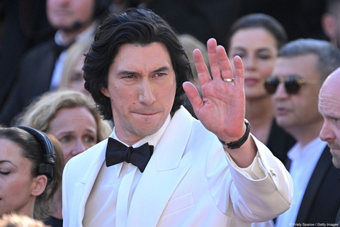 Phim Megalopolis của 'Bố Già' Coppola được vỗ tay 7 phút tại Cannes- Ảnh 7. Nam chính Adam Driver, thủ vai kiến trúc sư Cesar Catilina trong phim - Ảnh: GETTY IMAGES