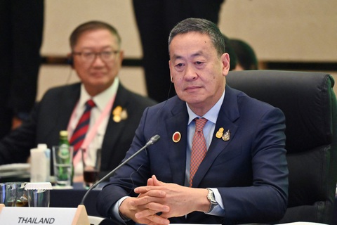 40 thượng nghị sĩ Thái Lan kiến nghị cách chức Thủ tướng Thavisin- Ảnh 1. Thủ tướng Thái Lan Srettha Thavisin - Ảnh: AFP