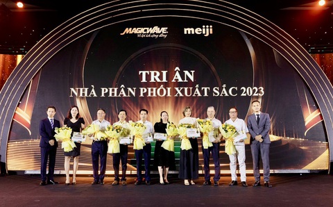 Tri ân những nhà phân phối nhãn hàng Meiji xuất sắc năm 2023 Tri ân những nhà phân phối nhãn hàng Meiji xuất sắc năm 2023
