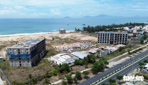 Xót xa những 'siêu' dự án nghỉ dưỡng ven biển Quảng Nam hoang tàn- Ảnh 4. Dự án khu nghỉ dưỡng Hội An Golden Sea - Ảnh: LÊ TRUNG