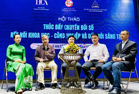 Kết hợp khoa học và đổi mới sáng tạo là đòn bẩy cạnh tranh của sản xuất, kinh doanh- Ảnh 1. Các diễn giả tại hội thảo