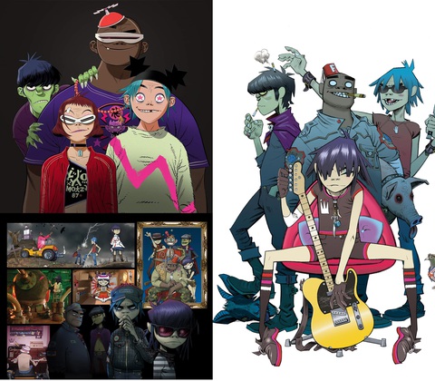 Gorillaz, ban nhạc ảo thành công với hoạt hình âm nhạc- Ảnh 2. Album đầu tay của nhóm là album ‘Gorillaz’ phát hành năm 2001, bán được hơn 7 triệu bản trên toàn thế giới và đã đưa tên tuổi của Gorillaz đến với đông đảo khán giả.