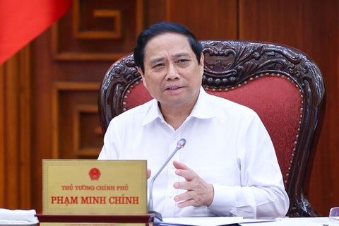 Thủ tướng Phạm Minh Chính: Cần đa dạng hóa nguồn lực phát triển nhà ở xã hội- Ảnh 1. Thủ tướng Phạm Minh Chính phát biểu tại hội thảo - Ảnh: VGP