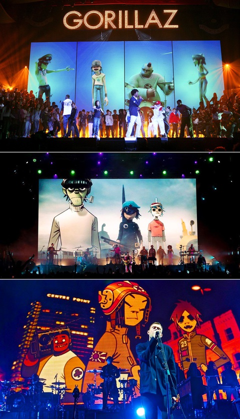 Gorillaz, ban nhạc ảo thành công với hoạt hình âm nhạc- Ảnh 4. Gorillaz, ban nhạc ảo thành công với hoạt hình âm nhạc- Ảnh 4.