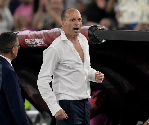 Tin tức thể thao sáng 18-5: Hai ngày sau nhận cúp vô địch, Juventus sa thải HLV Allegri- Ảnh 1. HLV Allegri bị sa thải không bao lâu sau khi Juventus vô địch Cúp quốc gia Ý - Ảnh: REUTERS