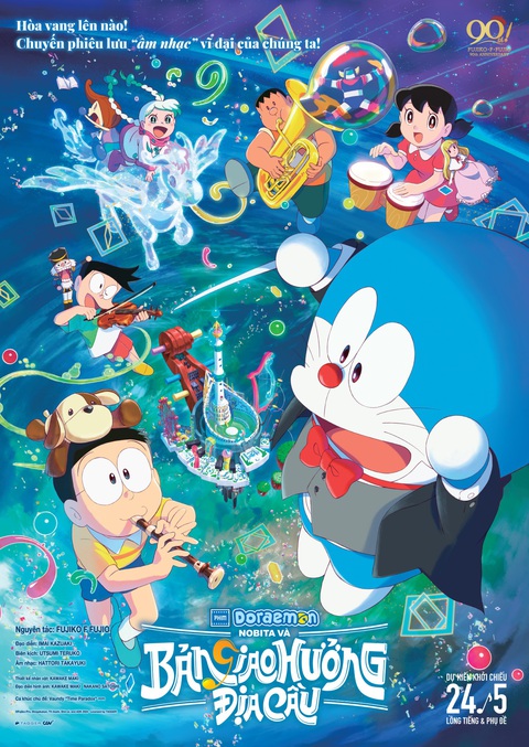 Mèo Ú tái xuất màn ảnh rộng với Doraemon: Nobita và bản giao hưởng địa cầu- Ảnh 2. Mèo Ú tái xuất màn ảnh rộng với Doraemon: Nobita và bản giao hưởng địa cầu- Ảnh 2.