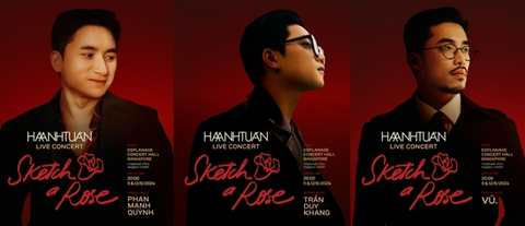 Lộ diện 'trùm cuối' trong dàn khách mời cùng Hà Anh Tuấn 'Sketch a rose' tại Singapore- Ảnh 3. Ba khách mời sẽ xuất hiện trong 'Sketch a rose' tại Singapore