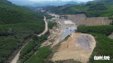 Dự án thành phần 2,3 thuộc dự án cao tốc Khánh Hòa - Buôn Ma Thuột triển khai rất chậm do thiếu mặt bằng đổ thải - Ảnh: TRUNG TÂN Các dự án thành phần 2 và 3 thuộc dự án cao tốc Khánh Hòa - Buôn Ma Thuột triển khai rất chậm do thiếu mặt bằng đổ thải - Ảnh: TRUNG TÂN
