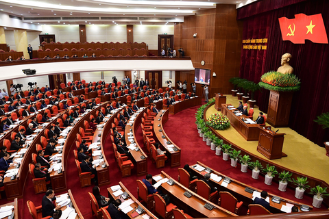 Toàn văn phát biểu bế mạc Hội nghị Trung ương 9 của Tổng bí thư Nguyễn Phú Trọng- Ảnh 4. Quang cảnh hội nghị - Ảnh: NHẬT BẮC