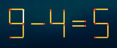 Thử tài IQ: Di chuyển một que diêm để 9+4=1 thành phép tính đúng- Ảnh 6.