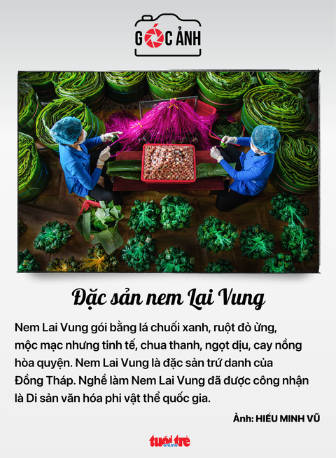 Tin tức sáng 3-5: Giá USD chợ đen lại nóng, thêm ngân hàng tăng lãi suất- Ảnh 7. Đặc sản nem Lai Vung - Ảnh: HIẾU MINH VŨ