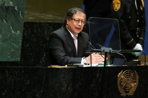 Tổng thống Colombia tuyên bố cắt đứt quan hệ ngoại giao với Israel- Ảnh 1. Tổng thống Colombia Gustavo Petro - Ảnh: REUTERS