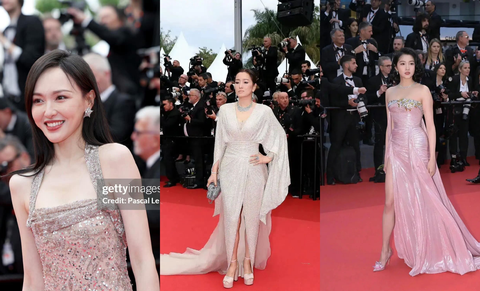 Vợ cũ Trần Khải Ca tiết lộ bí mật trên thảm đỏ Cannes: Vé tham dự hơn 5 tỉ, khách sạn hơn 70 triệu- Ảnh 2. Ngoại trừ Đường Yên là nữ diễn viên có ảnh cận cảnh tại Cannes 2024, thì hầu như những nghệ sĩ còn lại của Cbiz không có ảnh cận. Điều này cũng phần nào chứng mình được độ nổi tiếng của họ tại thị trường quốc tế