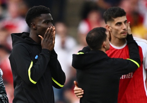 Arsenal rất tốt nhưng Man City rất tiếc!- Ảnh 2. Arsenal mùa bóng năm nay có sự tiến bộ toàn diện trên nhiều khía canh nhưng họ vẫn chưa đủ phi thường để vượt mặt Man City - Ảnh: REUTERS