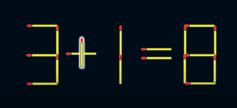Thử tài IQ: Di chuyển một que diêm để 3+8=6 thành phép tính đúng- Ảnh 4.