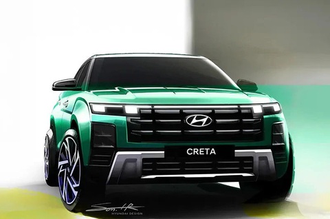 Hyundai Creta thế hệ mới sẽ có bản thuần điện, giá dự kiến gần 765 triệu đồng- Ảnh 1. Hyundai Creta thuần điện được kỳ vọng sẽ là chủ lực doanh số xe điện của Hãng Hyundai - Ảnh: Hyundai