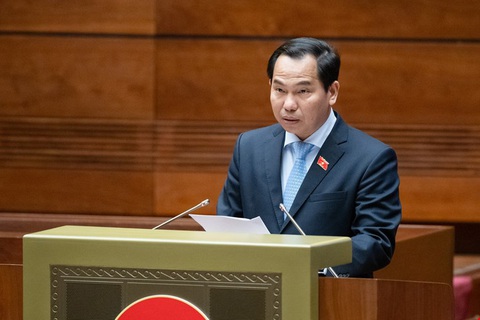 Hàng trăm dự án, công trình lãng phí sử dụng đất đai- Ảnh 1. Chủ nhiệm Ủy ban Tài chính Ngân sách Lê Quang Mạnh - Ảnh: Quochoi.vn