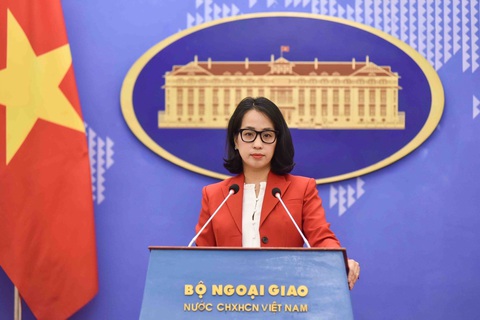 Việt Nam khẳng định không quan hệ cấp nhà nước với Đài Loan- Ảnh 1. Người phát ngôn Bộ Ngoại giao Phạm Thu Hằng - Ảnh: Bộ Ngoại giao cung cấp
