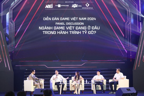 Giấc mơ ngành game Việt- Ảnh 2. Các chuyên gia, khách mời tham dự Diễn đàn Game Việt Nam 2024