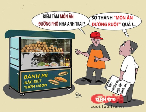Bánh mì 'tinh hoa đường phố' đe dọa 'đường ruột'- Ảnh 1. Bánh mì