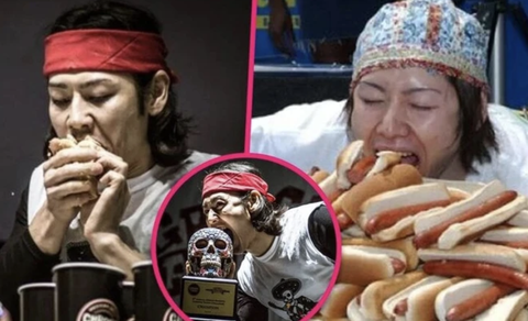 'Thánh ăn' giải nghệ vì cứ thấy thức ăn là... buồn nôn- Ảnh 1. Takeru Kobayashi từng có thời gian làm mưa làm gió ở các cuộc thi
