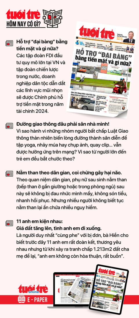 Tin tức sáng 22-5: Sẽ công khai danh sách người bán hàng online vi phạm quyền lợi người tiêu dùng- Ảnh 3. Tin tức đáng chú ý trên Tuổi Trẻ nhật báo ngày 22-5. Để đọc Tuổi Trẻ báo in phiên bản E-paper, mời bạn đăng ký Tuổi Trẻ Sao TẠI ĐÂY