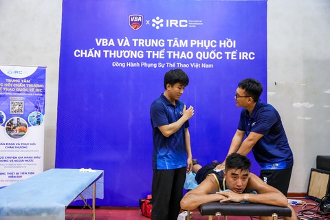 Trung tâm IRC trở thành đối tác bảo trợ y tế của VBA- Ảnh 4. Trung tâm IRC trở thành đối tác bảo trợ y tế của VBA- Ảnh 4.