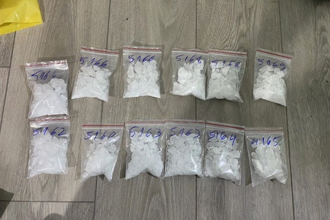 Công an TP.HCM liên tục đấu tranh, phá nhiều chuyên án ma túy quy mô lớn- Ảnh 2. Tang vật công an thu giữ - Ảnh: Công an cung cấp