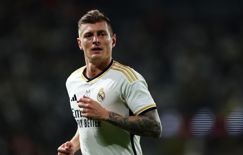 Truyền thống đảo lộn ở Euro 2024- Ảnh 2. Toni Kroos tham dự Euro 2024 trong màu áo tuyển Đức - Ảnh: REUTERS