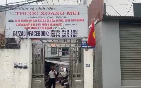 Đình chỉ hoạt động 'thần y' chữa bách bệnh chỉ bằng nước- Ảnh 1. Huyện Thanh Oai quyết định đình chỉ hoạt động 'thần y' chữa bách bệnh chỉ bằng nước - Ảnh: VTV ONLINE
